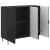 Bufet Negru 89 x 34,5 x 80 cm Lemn prelucrat GartenMobel Dekor