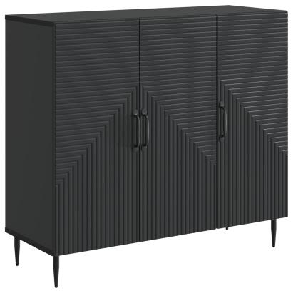 Bufet Negru 89 x 34,5 x 80 cm Lemn prelucrat GartenMobel Dekor