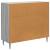 Bufet Sonoma gri 89 x 34,5 x 80 cm Lemn prelucrat GartenMobel Dekor