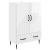 Bufet Alb foarte lucios 66 x 34,5 x 95 cm Lemn prelucrat GartenMobel Dekor