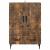 Bufet cu sertar Stejar fumuriu 66 x 34,5 x 95 cm Lemn prelucrat GartenMobel Dekor