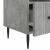 Cabinet TV Gri Beton 102 x 34,5 x 50 cm Lemn prelucrat GartenMobel Dekor