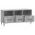 Cabinet TV Gri Beton 102 x 34,5 x 50 cm Lemn prelucrat GartenMobel Dekor