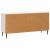 Cabinet TV Alb foarte lucios 102 x 34,5 x 50 cm Lemn prelucrat GartenMobel Dekor