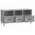 Cabinet TV Sonoma gri 102 x 34,5 x 50 cm Lemn prelucrat GartenMobel Dekor