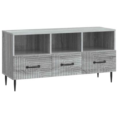 Cabinet TV Sonoma gri 102 x 34,5 x 50 cm Lemn prelucrat GartenMobel Dekor