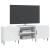 Cabinet TV Alb 150 x 31 x 50 cm Lemn prelucrat GartenMobel Dekor