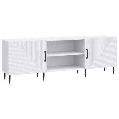 Cabinet TV Alb 150 x 31 x 50 cm Lemn prelucrat GartenMobel Dekor