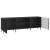 Cabinet TV Negru 150 x 31 x 50 cm Lemn prelucrat GartenMobel Dekor