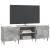 Cabinet TV Gri Beton 150 x 31 x 50 cm Lemn prelucrat GartenMobel Dekor