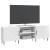 Cabinet TV Alb foarte lucios 150 x 31 x 50 cm Lemn prelucrat GartenMobel Dekor