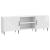 Cabinet TV Alb foarte lucios 150 x 31 x 50 cm Lemn prelucrat GartenMobel Dekor