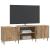 Cabinet TV Stejar Artizanal 150 x 31 x 50 cm Lemn prelucrat GartenMobel Dekor