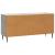 Cabinet TV Gri Beton 102 x 34,5 x 50 cm Lemn prelucrat GartenMobel Dekor