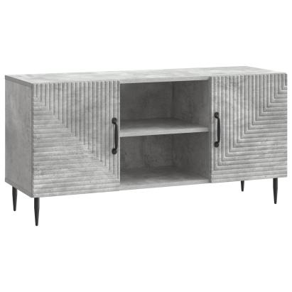 Cabinet TV Gri Beton 102 x 34,5 x 50 cm Lemn prelucrat GartenMobel Dekor