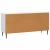 Cabinet TV Alb foarte lucios 102 x 34,5 x 50 cm Lemn prelucrat GartenMobel Dekor