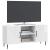 Cabinet TV Alb foarte lucios 102 x 34,5 x 50 cm Lemn prelucrat GartenMobel Dekor