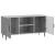 Cabinet TV Sonoma gri 102 x 34,5 x 50 cm Lemn prelucrat GartenMobel Dekor