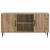 Cabinet TV Stejar Artizanal 102 x 34,5 x 50 cm Lemn prelucrat GartenMobel Dekor