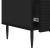 Cabinet TV cu sertar Negru 147 x 34,5 x 30 cm Lemn prelucrat GartenMobel Dekor