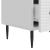 Cabinet TV Alb foarte lucios 147 x 34,5 x 30 cm Lemn prelucrat GartenMobel Dekor