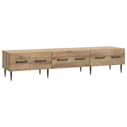 Cabinet TV Stejar Artizanal 147 x 34,5 x 30 cm Lemn prelucrat GartenMobel Dekor