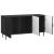 Cabinet TV Negru 99 x 34,5 x 50 cm Lemn prelucrat GartenMobel Dekor