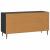 Cabinet TV Negru 99 x 34,5 x 50 cm Lemn prelucrat GartenMobel Dekor