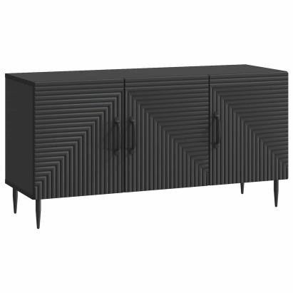 Cabinet TV Negru 99 x 34,5 x 50 cm Lemn prelucrat GartenMobel Dekor