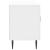 Cabinet TV Alb foarte lucios 99 x 34,5 x 50 cm Lemn prelucrat GartenMobel Dekor