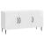 Cabinet TV Alb foarte lucios 99 x 34,5 x 50 cm Lemn prelucrat GartenMobel Dekor