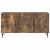 Cabinet TV Stejar fumuriu 99 x 34,5 x 50 cm Lemn prelucrat GartenMobel Dekor