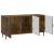 Cabinet TV Stejar fumuriu 99 x 34,5 x 50 cm Lemn prelucrat GartenMobel Dekor