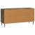 Cabinet TV Stejar fumuriu 99 x 34,5 x 50 cm Lemn prelucrat GartenMobel Dekor
