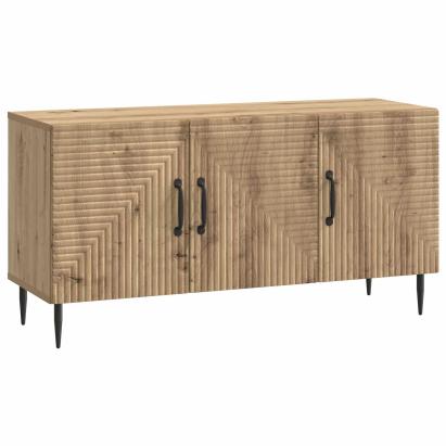 Cabinet TV Stejar Artizanal 99 x 34,5 x 50 cm Lemn prelucrat GartenMobel Dekor