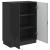 Bufet Negru 66 x 34,5 x 87 cm Lemn prelucrat GartenMobel Dekor