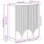 Bufet Negru 66 x 34,5 x 87 cm Lemn prelucrat GartenMobel Dekor