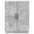 Bufet Gri Beton 66 x 34,5 x 87 cm Lemn prelucrat GartenMobel Dekor