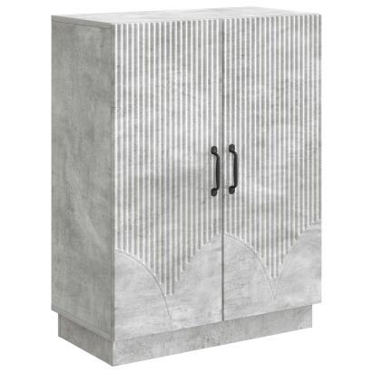 Bufet Gri Beton 66 x 34,5 x 87 cm Lemn prelucrat GartenMobel Dekor