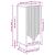 Bufet Stejar Sonoma 33 x 34,5 x 87 cm Lemn prelucrat GartenMobel Dekor