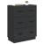 Dulap cu sertare Negru 66 x 34,5 x 87 cm Lemn prelucrat GartenMobel Dekor