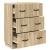 Dulap cu sertare Stejar Sonoma 66 x 34,5 x 87 cm Lemn prelucrat GartenMobel Dekor