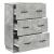 Dulap cu sertare Gri Beton 66 x 34,5 x 87 cm Lemn prelucrat GartenMobel Dekor
