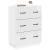 Dulap cu sertare Alb foarte lucios 66 x 34,5 x 87 cm GartenMobel Dekor