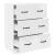 Dulap cu sertare Alb foarte lucios 66 x 34,5 x 87 cm GartenMobel Dekor