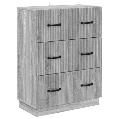 Dulap cu sertare Sonoma gri 66 x 34,5 x 87 cm Lemn prelucrat GartenMobel Dekor