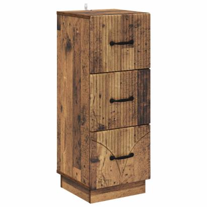Dulap cu sertare Lemn vechi 33 x 34,5 x 87 cm Lemn prelucrat GartenMobel Dekor