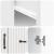 Bufet Alb foarte lucios 66 x 34,5 x 87 cm Lemn prelucrat GartenMobel Dekor
