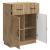 Bufet Stejar Artizanal 66 x 34,5 x 87 cm Lemn prelucrat GartenMobel Dekor
