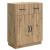 Bufet Stejar Artizanal 66 x 34,5 x 87 cm Lemn prelucrat GartenMobel Dekor